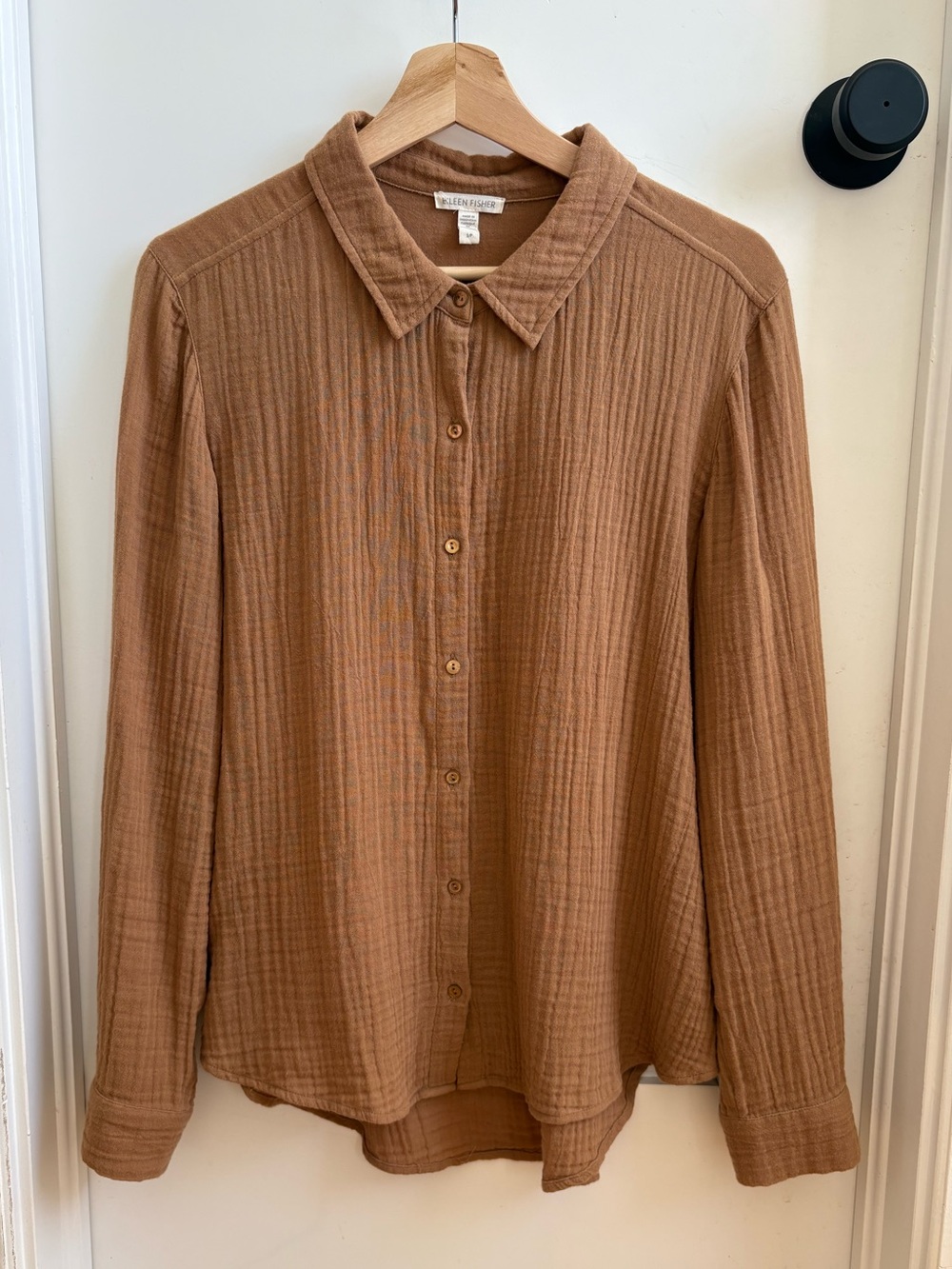 Eileen Fisher Organic Cotton Gauze Shirt